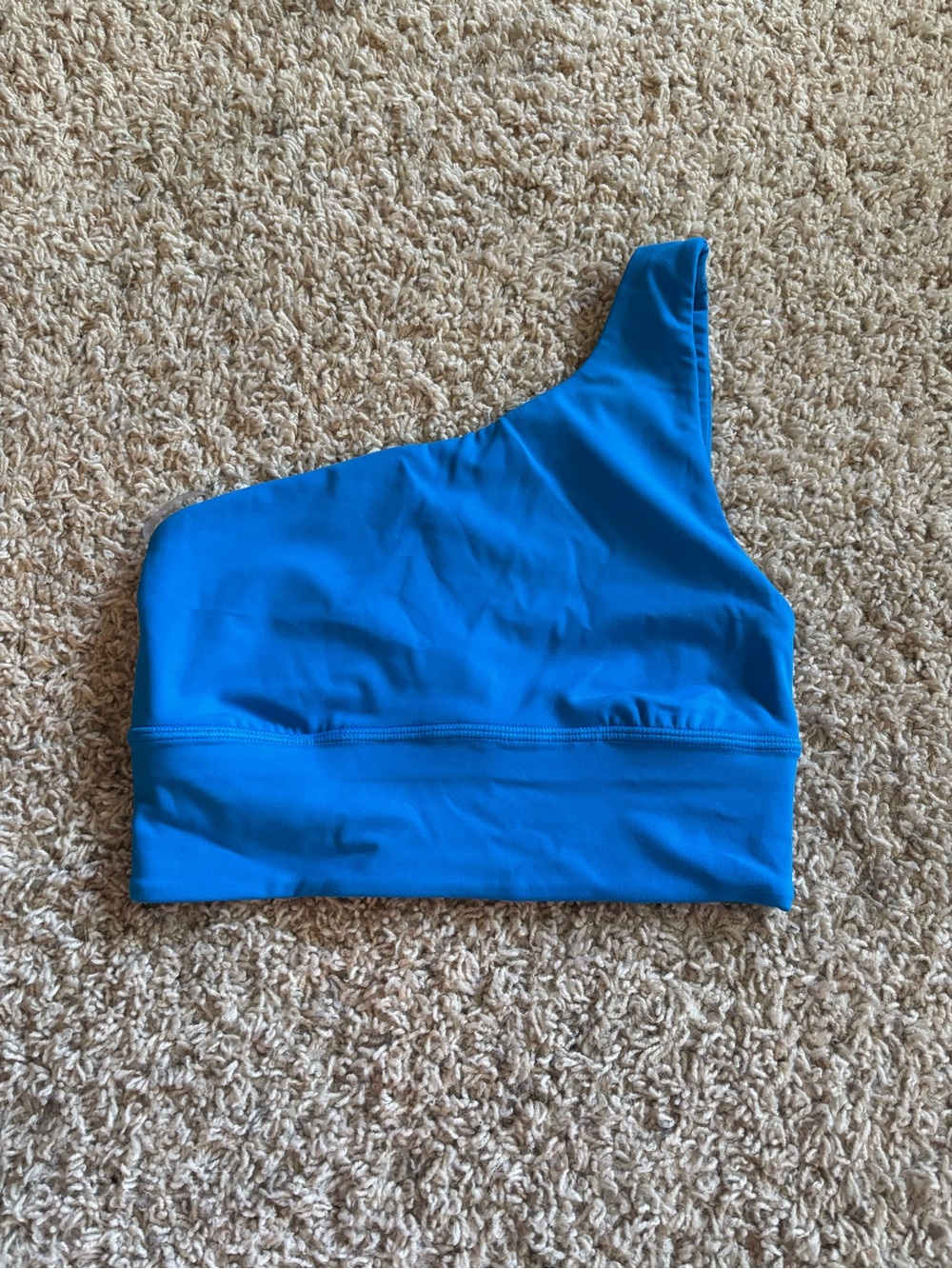 lululemon athletica One-Shoulder Tank Top in Bright Blue